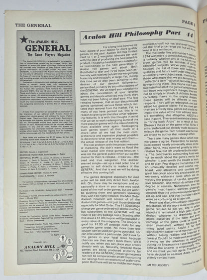 The Avalon Hill General May-June 1974 Vol. 11 No. 1 30th Anniversary Commemorative Issue of the Normandy Landings