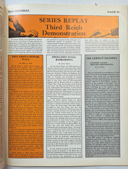 The Avalon Hill General Mar-Apr 1975 Vol. 11, No. 6 Richthofen's War...A Fun Game