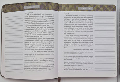 Jesus Listens Daily Devotional Prayer of Peace, Joy, and Hope Note-Taking Edition by Sarah Young (Good, 2022, Leathertouch, 383 pgs, Thomas Nelson)