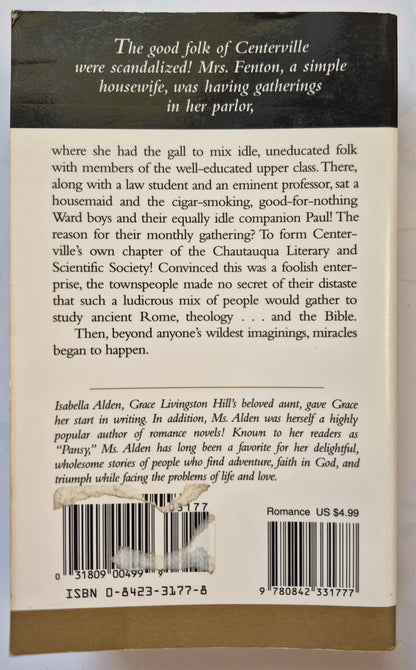 The Hall in the Grove by Isabella Alden -Very good, 1995, Pbk, 400 pgs, Tyndale House