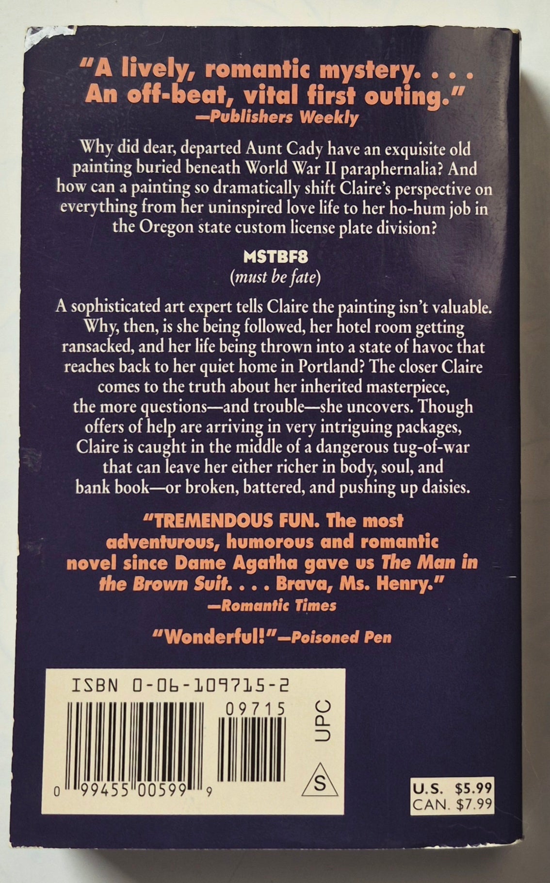 Circles of Confusion #1 by April Henry (Very good, 1999, Pbk, 353 pgs, Harper Paperbacks)