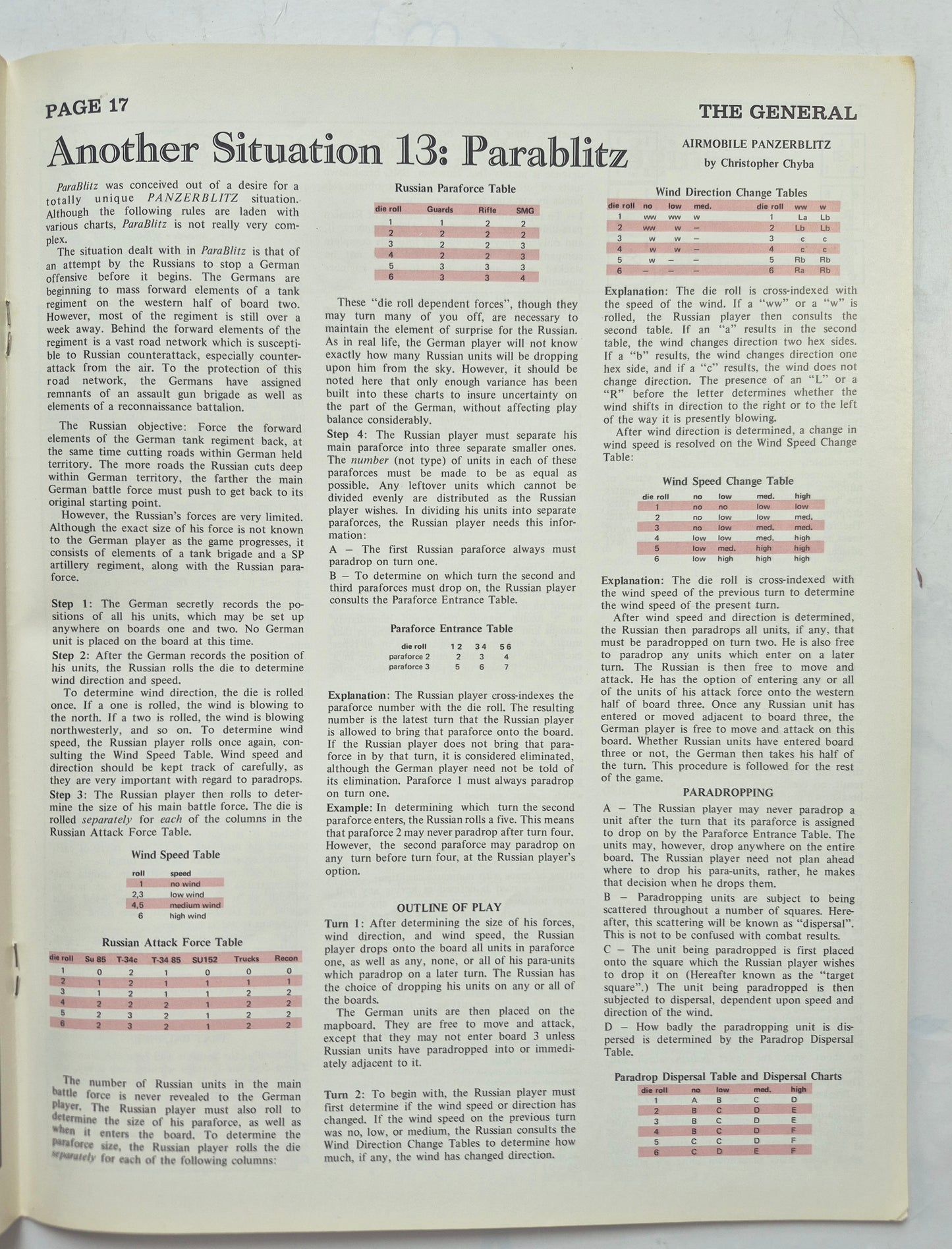The Avalon Hill General Nov-Dec 1974 Vol. 11, No. 4 The Pieces of Panzerblitz