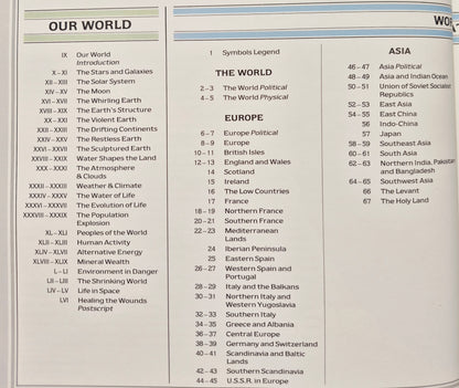 Reader's Digest Weltatlas (Sehr gut, 1979, geb., 240 Seiten)