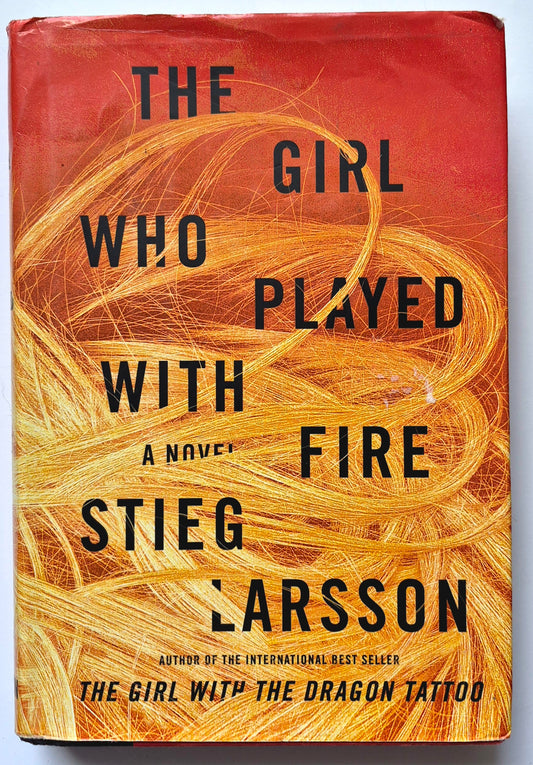 The Girl Who Played with Fire by Stieg Larsson (Lisbeth Salander #2, Very Good, 2009, HC, 503 pgs, Alfred A. Knopf)