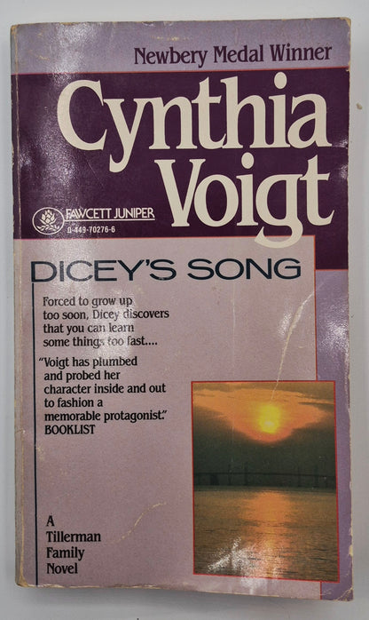 Dicey's Song by Cynthia Voight (The Tillermans #2, Good, 1984, Pbk, 211 pgs, Fawcett Juniper)