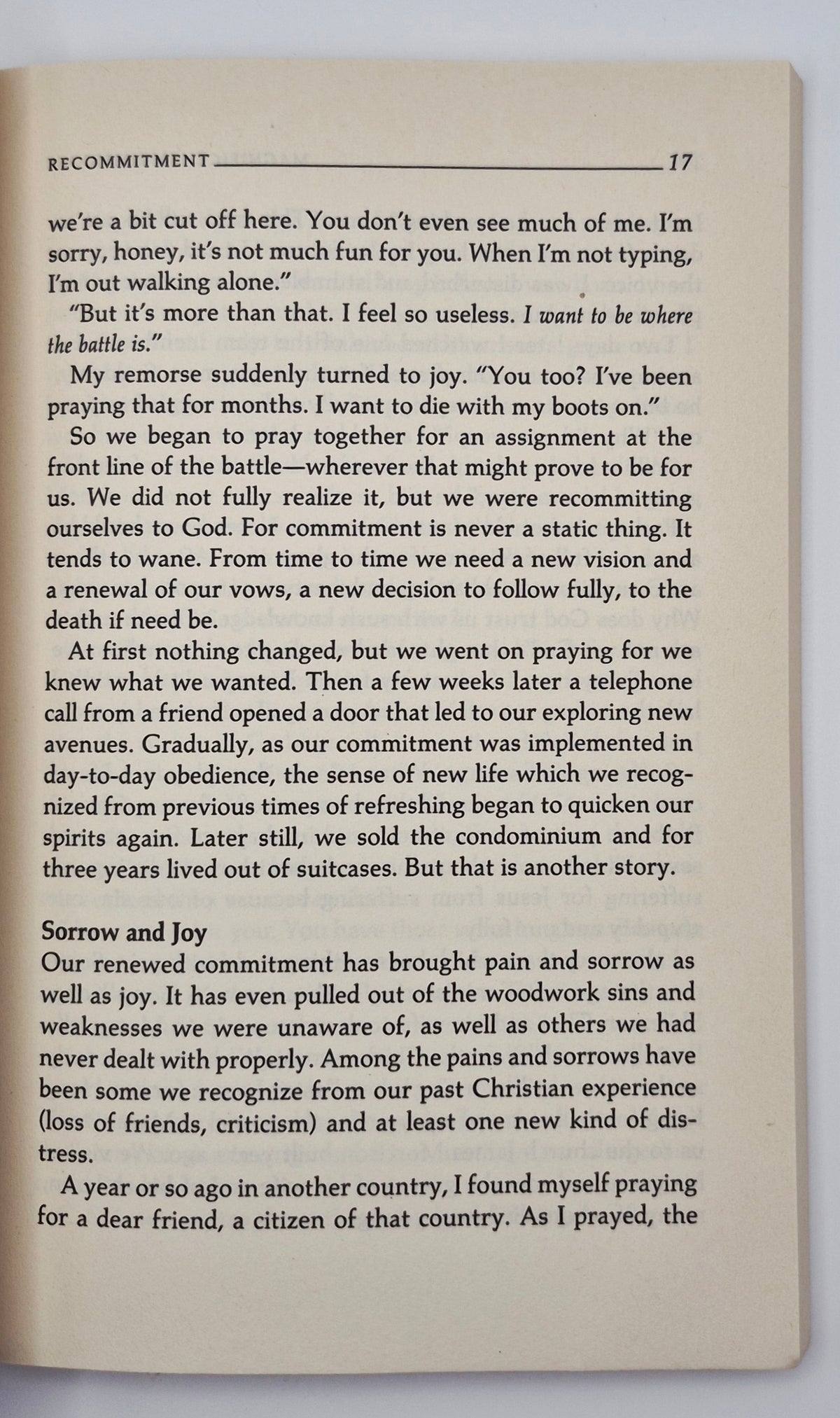 Magnificent Obsession; The Joy of Christian Commitment by John White (Very good, 1990, Pbk, 142 pgs, Intervarsity Press)