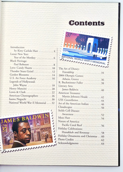 The 2004 Commemorative Stamp Yearbook by USPS (Like new, 64 pgs, HarperResource)