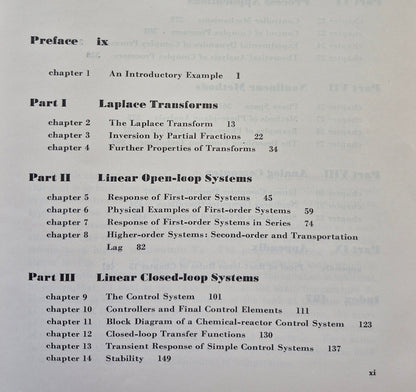 Chemical Engineering Series: Process Systems Analysis and Control by Donald R. Conghanowr; Lowell B. Koppel (Good, 1965, HC, 491 pgs, McGraw-Hill Inc. First Edition)