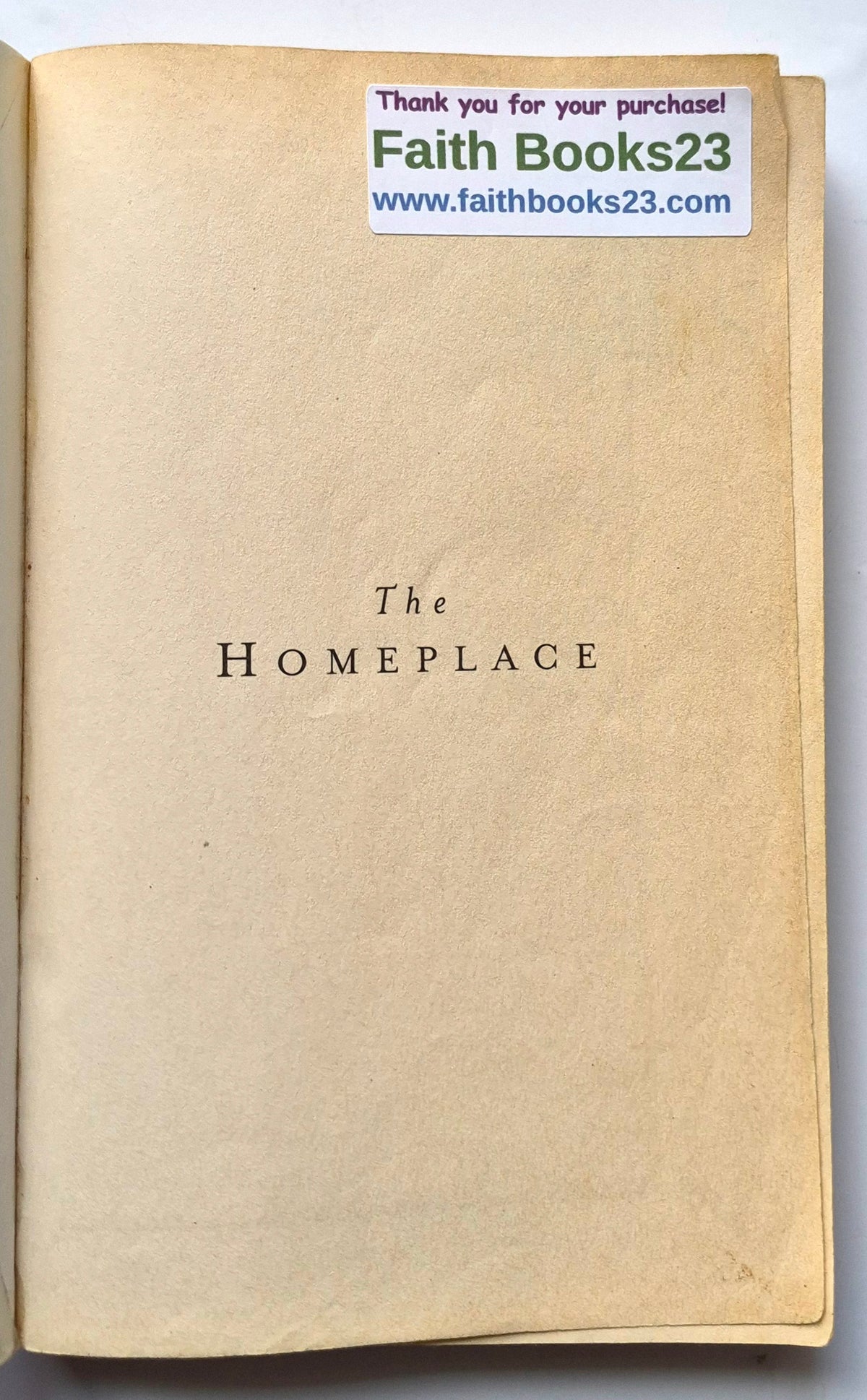 The Homeplace by Gilbert Morris (Singing River #1, Good, 2005, Pbk, 327 pgs, Zondervan)