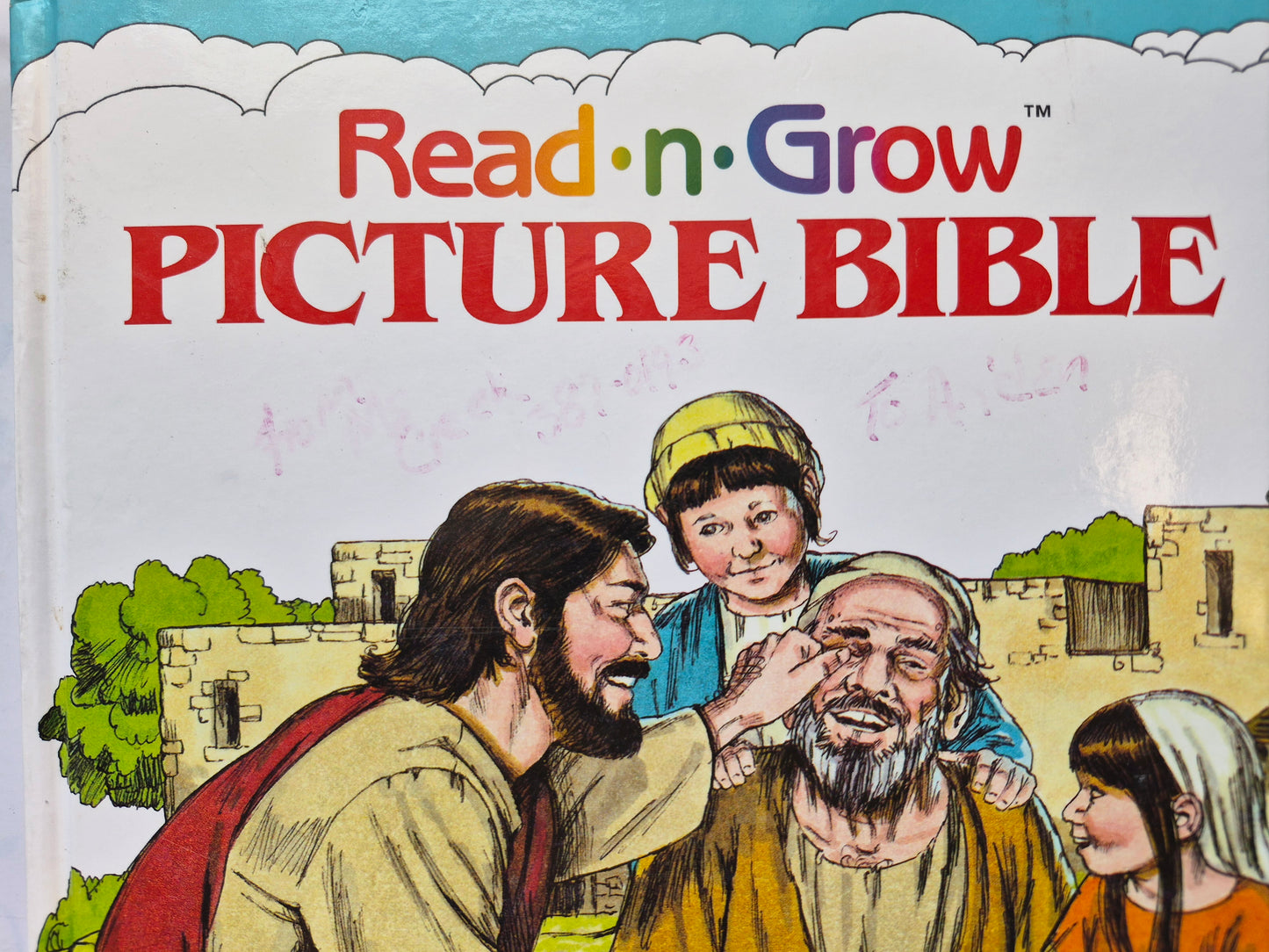 Read-n-Grow Picture Bible edited by Libby Weed (Good, 1984, HC, 319 pgs, Jimmy Swaggart Ministries)