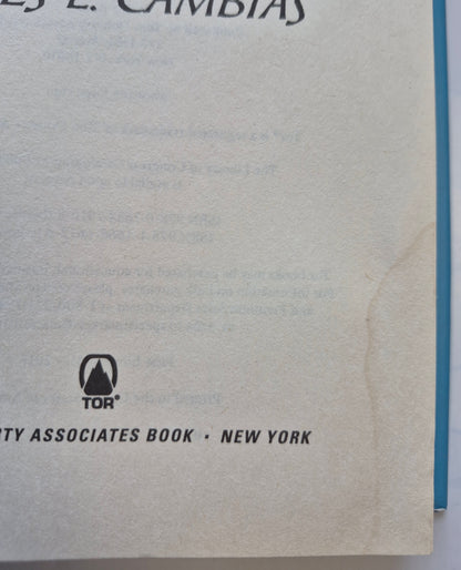 Corsair by James L. Cambias -Very good, 2015, HC, 336 pgs, Tor Books