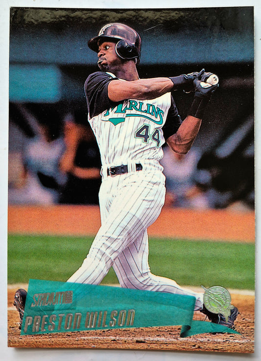 Wilson Preston Miami Marlins Outfield #110 Topps 2000 Stadium Club Baseball Card