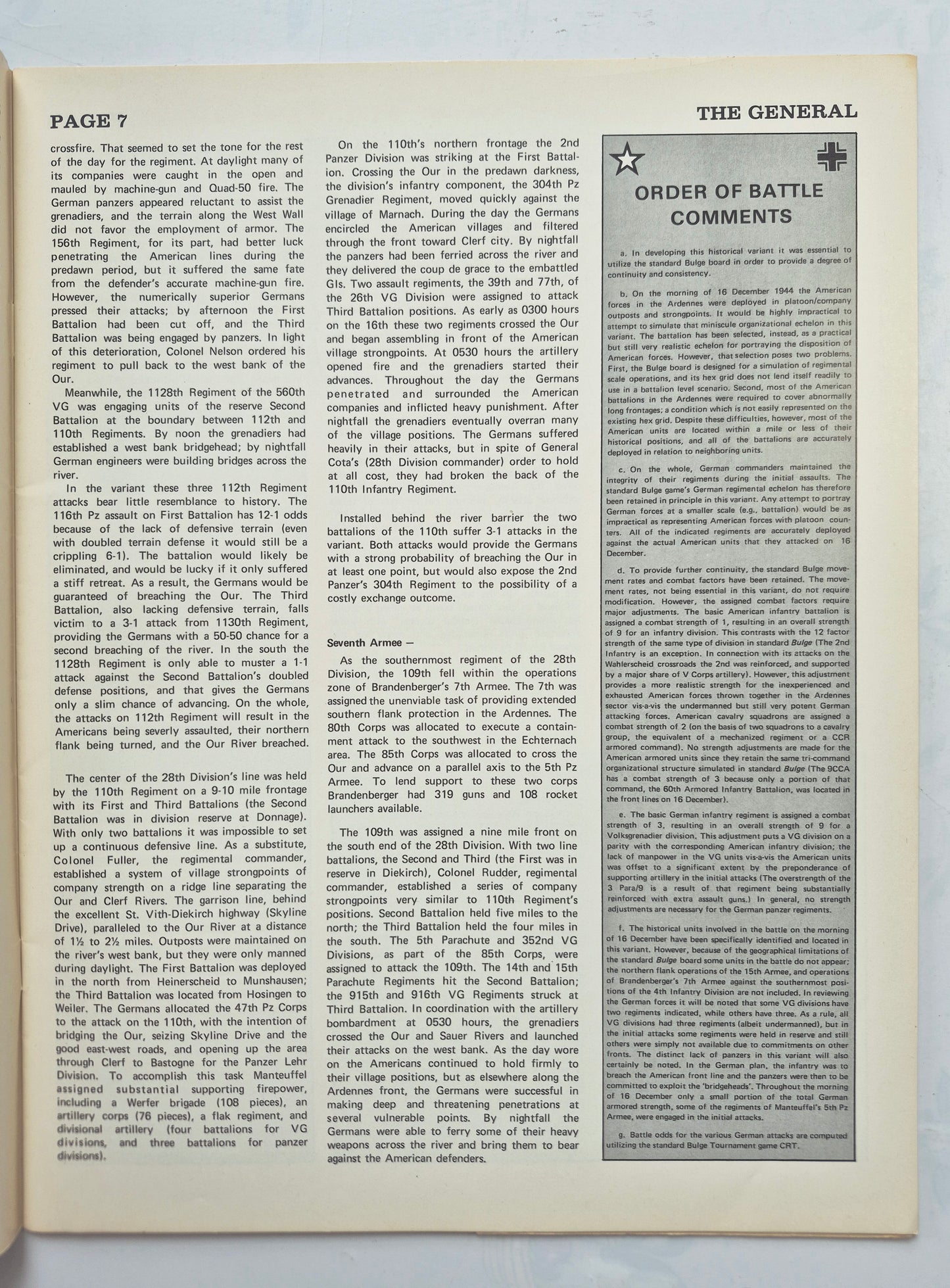 The Avalon Hill General Sep-Oct Vol. 11, No. 3 Bulge: The Historical Perspective