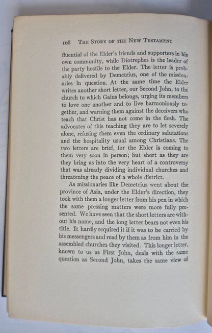 The Story of the Bible by Edgar J. Goodspeed -Good, 1942, HC, 150 pgs, University of Chicago Press