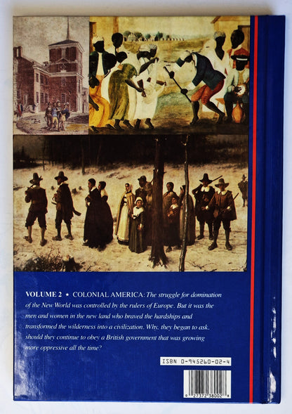 History of the United States: Vol. 2 Colonial America by Robert G. Athearn (Very good, 1988, HC, Choice Pub.)