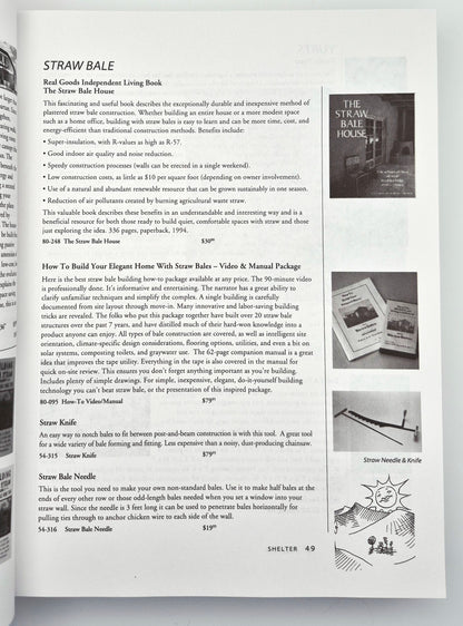 Real Goods Solar Living Source Book 9th Ed. by John Schaffer (Very good, 1996, Pbk, 693 pgs, Real Goods Trading Corp.)