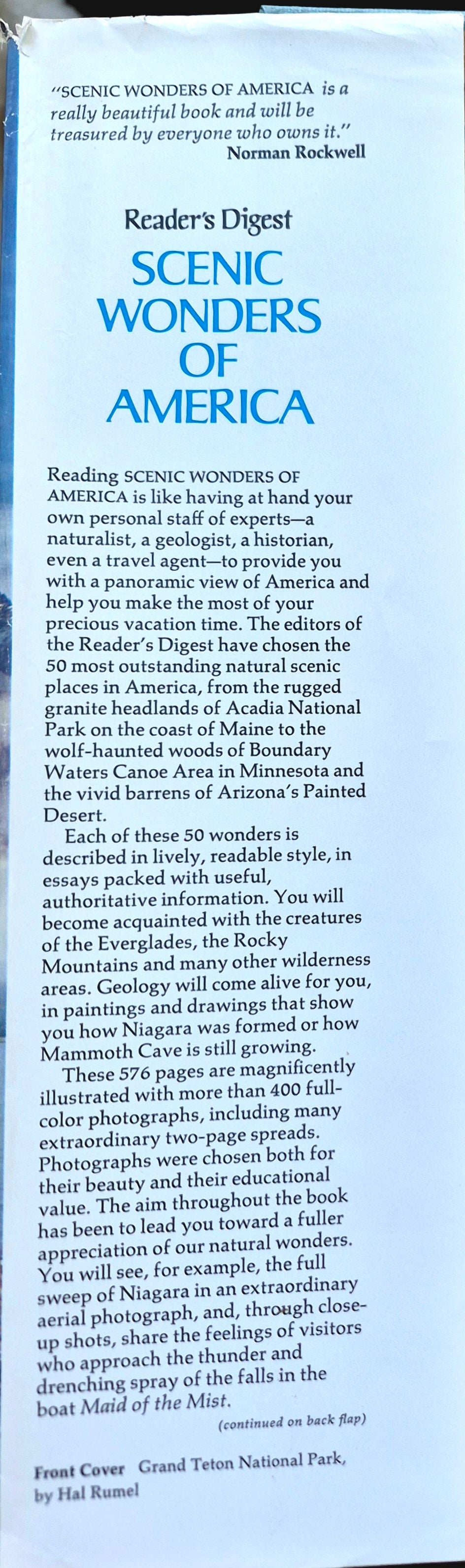 Reader's Digest Scenic Wonders of America; An Illustrated Guide to Our Natural Splendors (Good, 1983, HC, 575 pgs)
