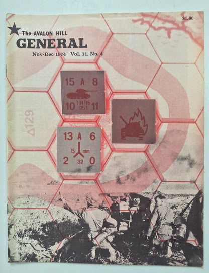 The Avalon Hill General Nov-Dec 1974 Vol. 11, No. 4 The Pieces of Panzerblitz