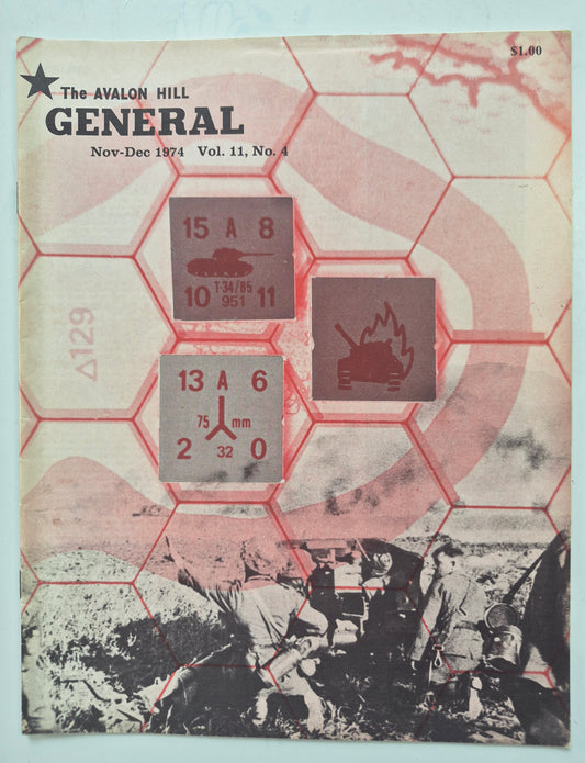 The Avalon Hill General Nov-Dec 1974 Vol. 11, No. 4 The Pieces of Panzerblitz