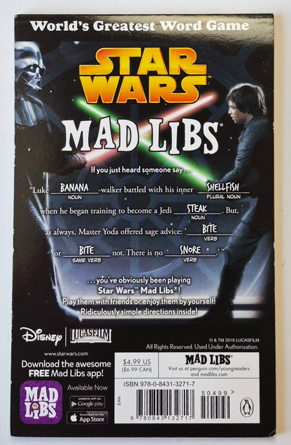 Star Wars Mad Libs Word Game by Roger Price; Leonard Stern (Like new, 2008, Pbk, 48 pgs, Mad Libs)