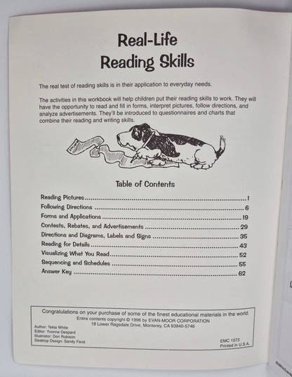 Partners in Learning: A Parent Resource Series: Real-Life Reading by Tekla White (Very good, 1996, Pbk, 65 pgs, American Greetings)