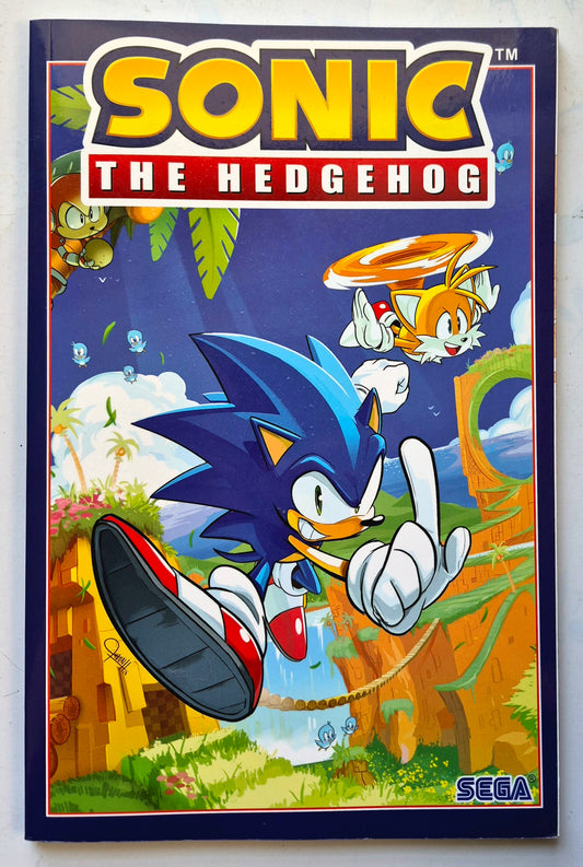 Sonic the Hedgehog Vol. 1: Fallout!  by Ian Flynn; Tracy Yardley et al. (Very good, 2018, Pbk, IDW Pub.)