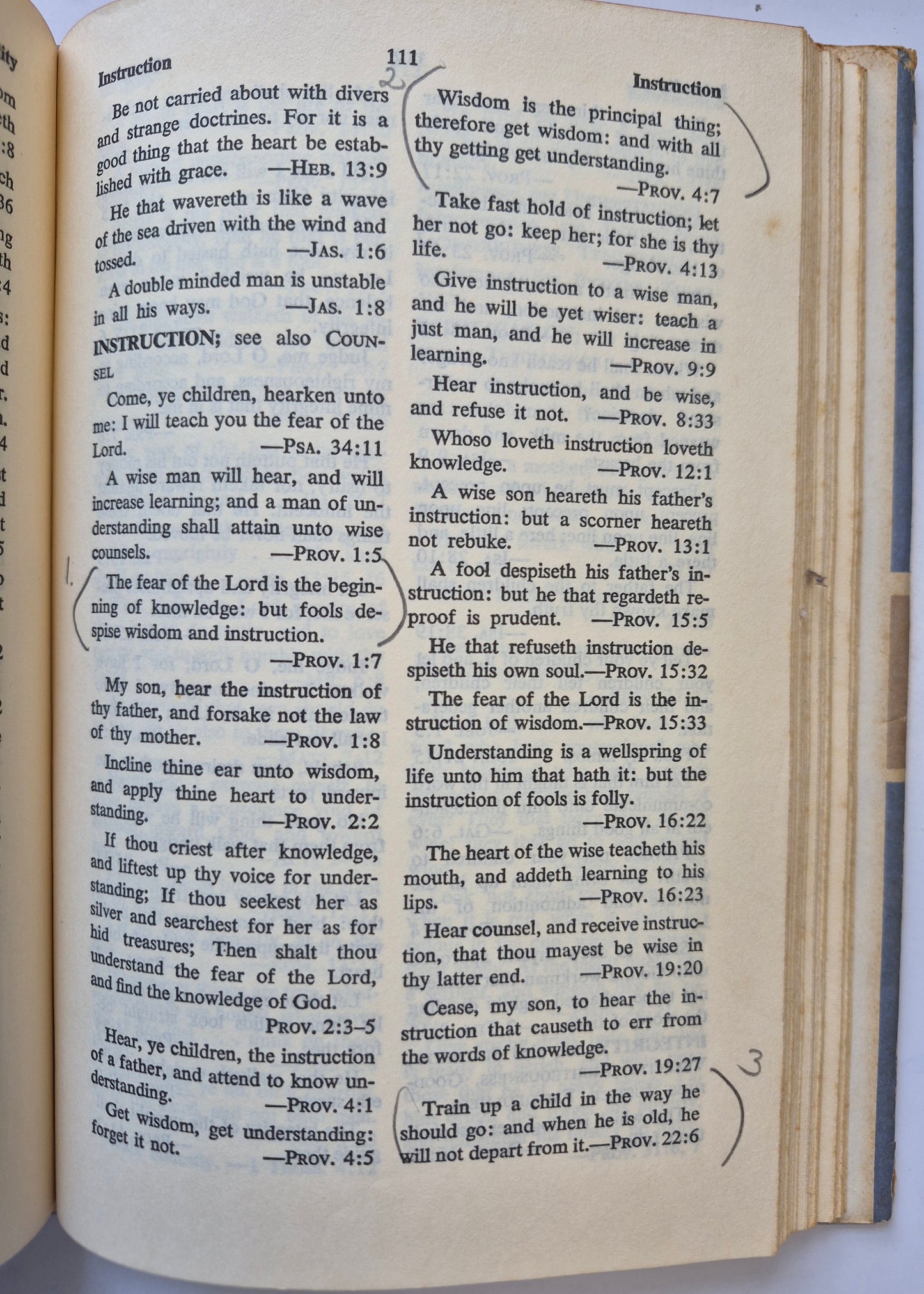 A Treasury of Biblical Quotations edited by Lester V. Berry -Good, 1953, HC, 264 pgs, Doubleday & Co.