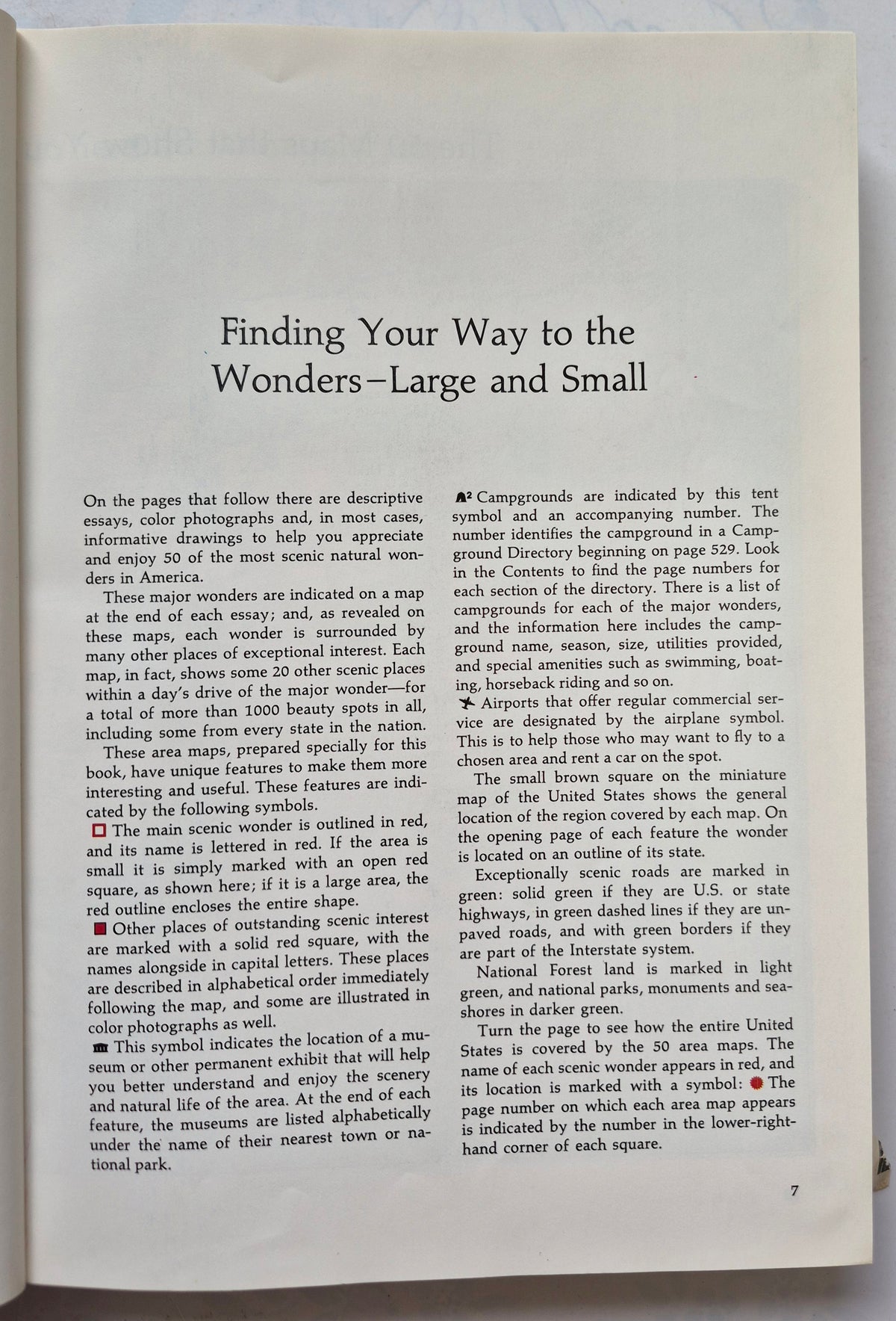 Reader's Digest Scenic Wonders of America; An Illustrated Guide to Our Natural Splendors (Good, 1983, HC, 575 pgs)