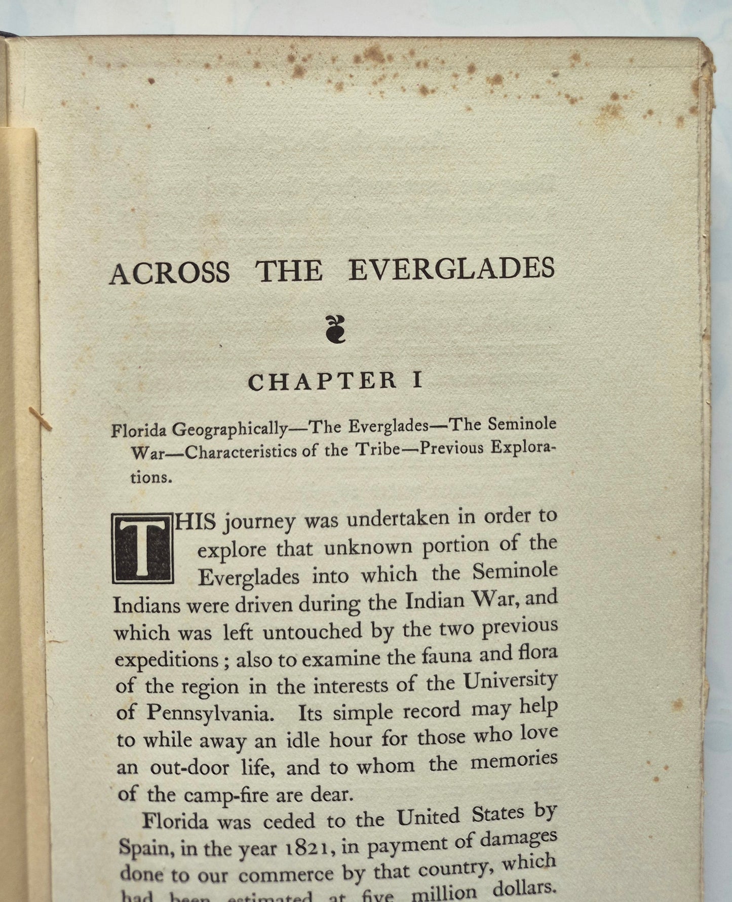 Across the Everglades: A Canoe Journey of Exploration by Hugh L. Willoughby (Very good, 1898, HC, 192 pgs, J.B. Lippincott)