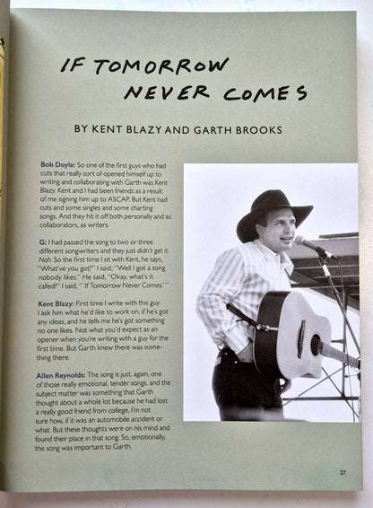 The First Five Years Part 1 by Garth Brooks (Like new, 2017, HC, CDs, 240 pgs, Melcher Media Limited First Edition