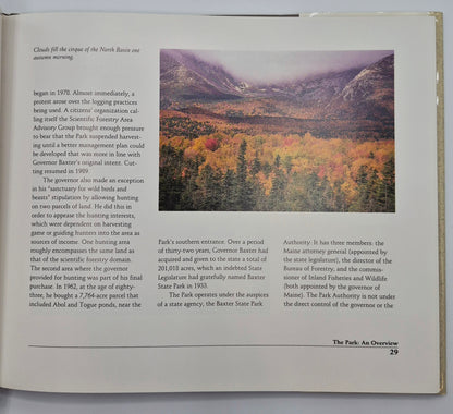 Forever Wild: Maine's Magnificent Baxter State Park by Robert Villani (Very Good, 1991, HC, 112 pgs, Down East Books)