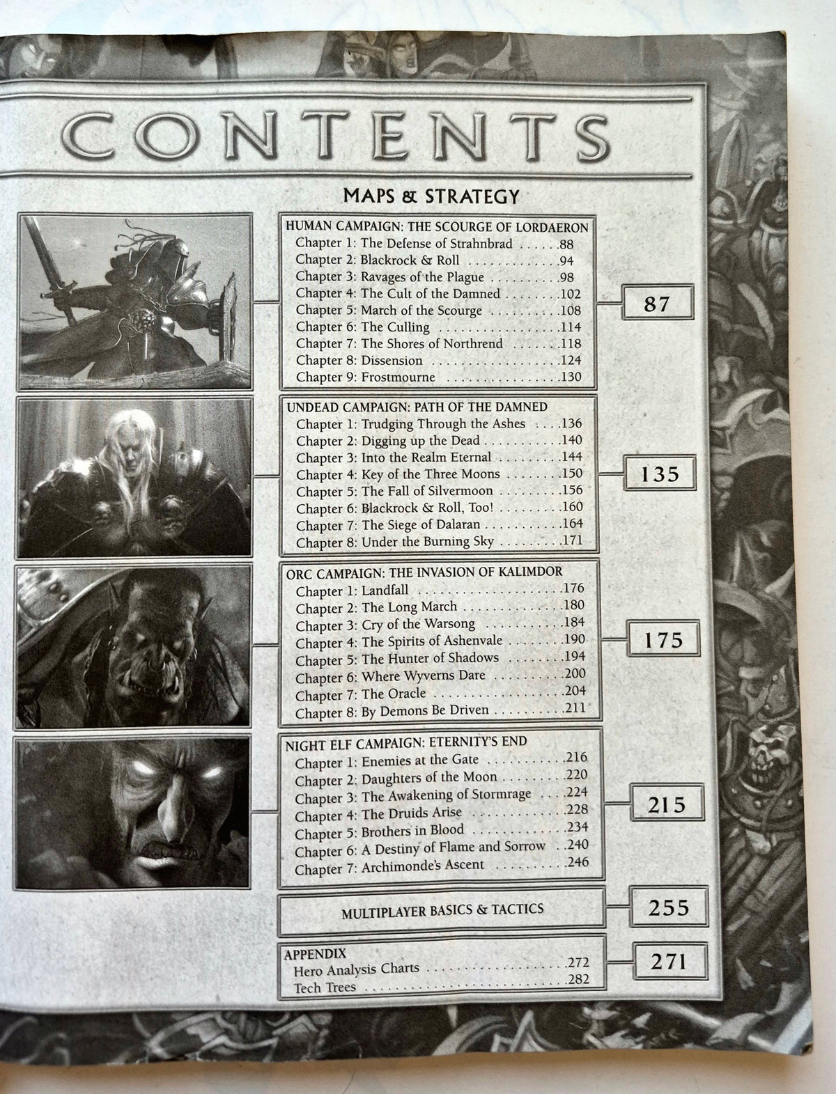 Warcraft III Reign of Chaos Official Strategy Guide by Bart G. Farkas (Good, 2002, Pbk, 286 pgs, Blizzard)