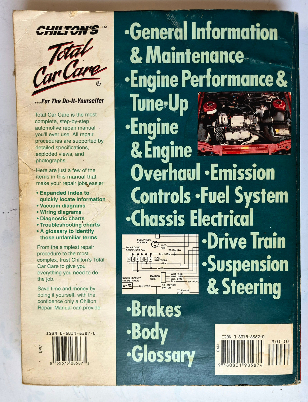 General Motors Cadillac 1967-89 Repair Manual (Good, 1994, Pbk, Chilton's Automotive Books)
