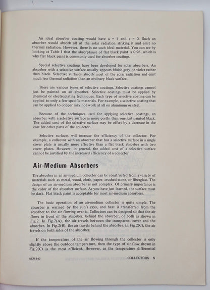 Introduction to Solar Heating ACR-146 by McGraw-Hill (Good, 1978, Pbk, 28 pgs, NRI Air Conditioning, Refrigeration, and Heating School)