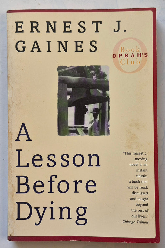 A Lesson Before Dying by Ernest J. Gaines (Good, 1994, Pbk, 256 pgs, Vintage Books)
