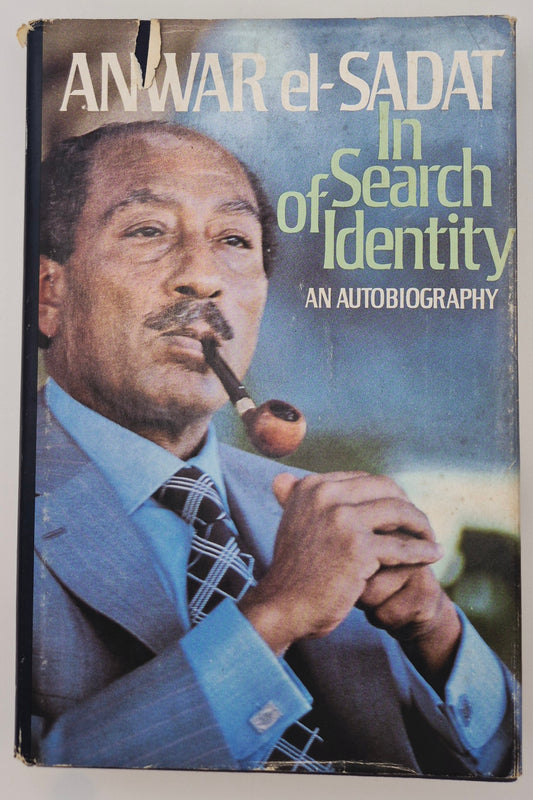 In Search of Identity by Anwar el-Sadat (Very Good, 1978, First Edition, HC, 360 pgs, Harper & Row)