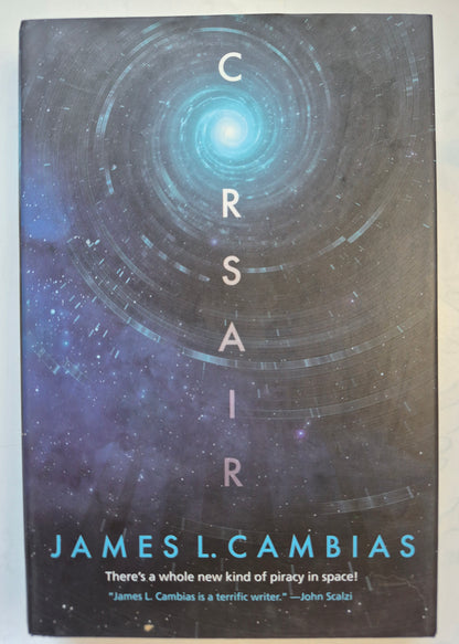 Corsair by James L. Cambias -Very good, 2015, HC, 336 pgs, Tor Books