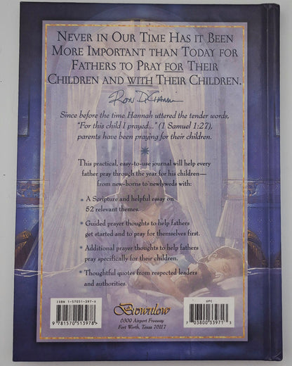 For This Child I Pray: A Father's Prayer Journal by John & Brenda Ward; Ron DiCianni (Like New, 1999, HC, 125 pgs, Brownlow)