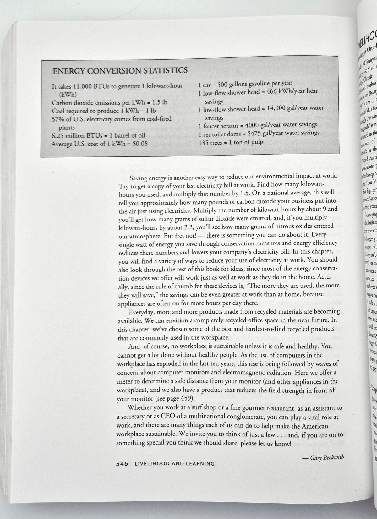 Real Goods Solar Living Source Book 9th Ed. by John Schaffer (Very good, 1996, Pbk, 693 pgs, Real Goods Trading Corp.)