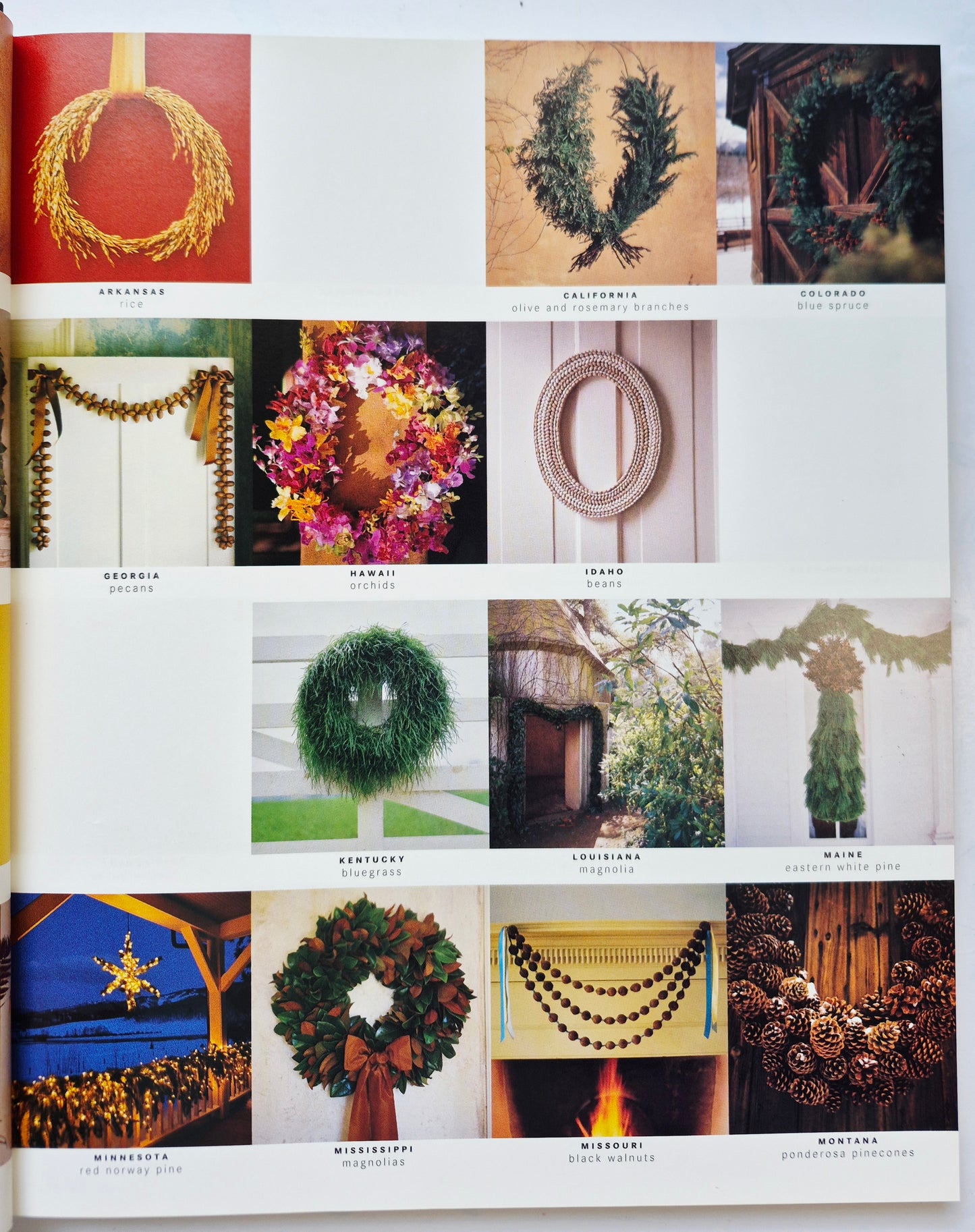 Great American Wreaths by Martha Stewart; Hannah Milman (Very good, 1996, HC, 144 pgs, Oxmoor House)