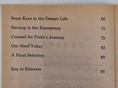 Gems from Tozer by A. W. Tozer (Very good, 1979, Pbk, 96 pgs, Christian Pub.)