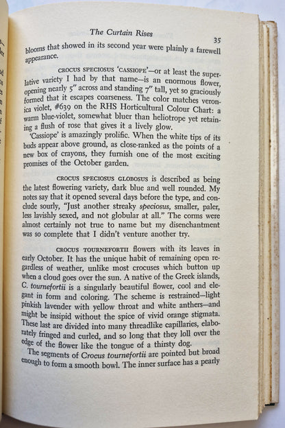 Flowers in the Winter Garden by M. M. Graff (Very good, 1966, HC, 203 pgs, Doubleday & Co)