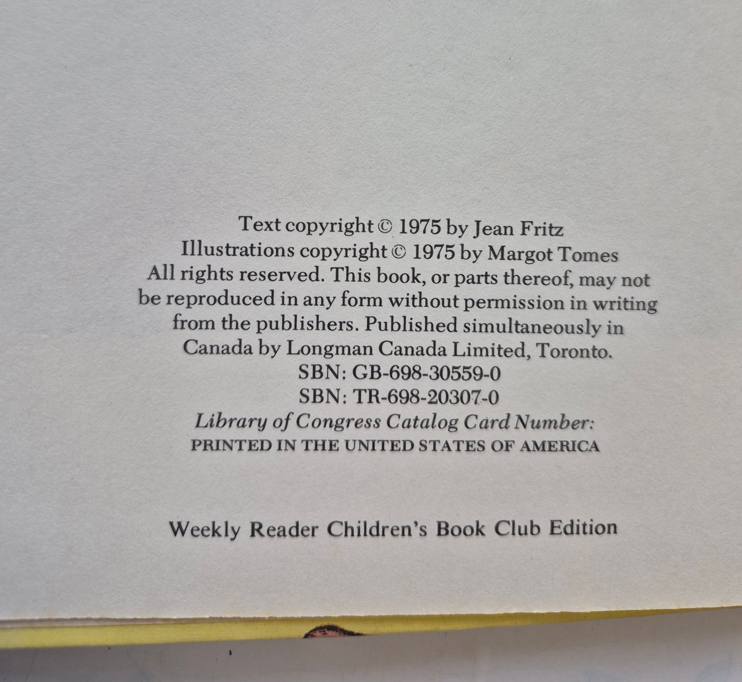 Where Was Patrick Henry on the 29th of May? by Jean Fritz (Very good, 1975, HC, 48 pgs, Coward, McCann & Geoghegan)