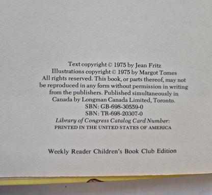Where Was Patrick Henry on the 29th of May? by Jean Fritz (Very good, 1975, HC, 48 pgs, Coward, McCann & Geoghegan)