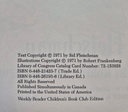 McBroom's Ghost by Sid Fleischman (Very good, 1971, HC, 48 pgs, Grosset & Dunlap)