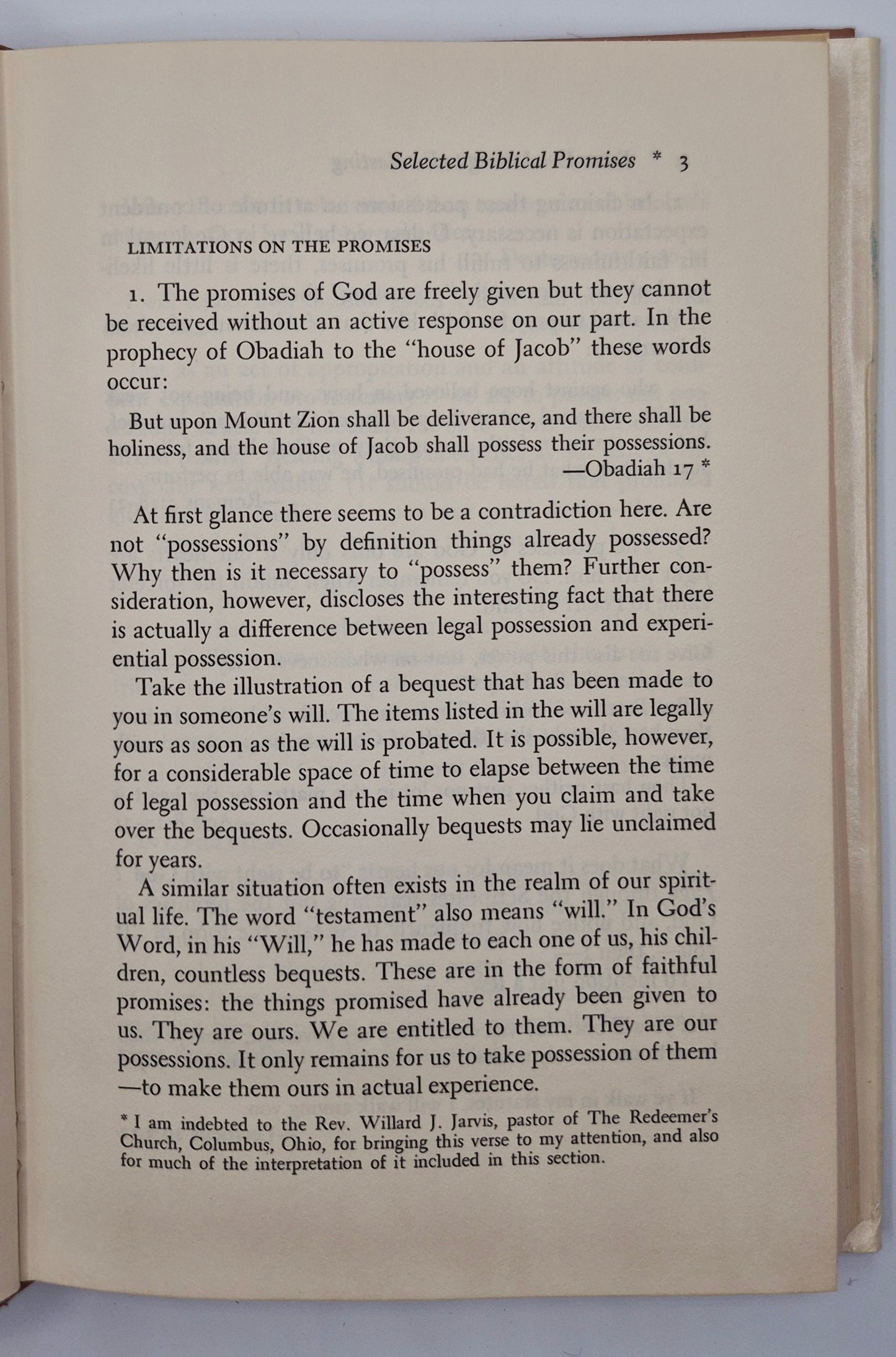 From Everlasting to Everlasting: Prayers and Promises Selected from the Bible by Florence M. Taylor (Very good, 1973, HC, 178 pgs,