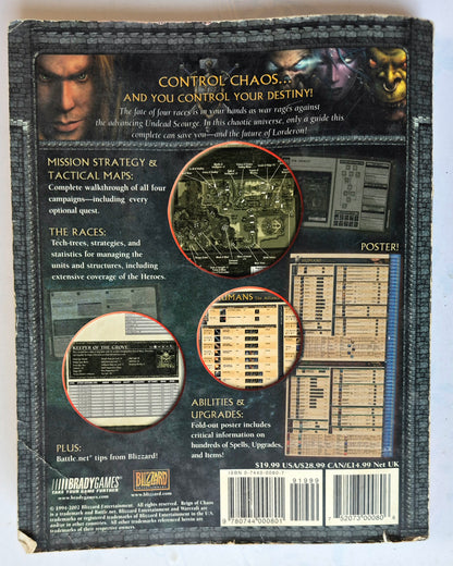Warcraft III Reign of Chaos Official Strategy Guide by Bart G. Farkas (Good, 2002, Pbk, 286 pgs, Blizzard)
