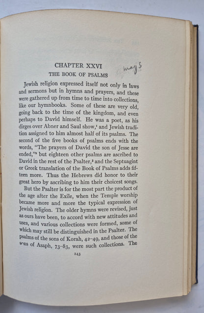 The Story of the Bible by Edgar J. Goodspeed -Good, 1942, HC, 150 pgs, University of Chicago Press
