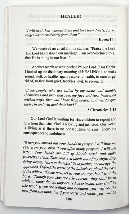 The Spiritual Journey Toward a Healed Marriage by Charlyne Steinkamp (Very Good, 2002, Pbk, 135 pgs, Rejoice Ministries)