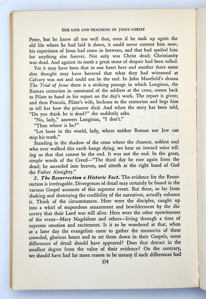 The Life and Teaching of Jesus Christ by James S. Stewart (Good, 192 pgs, Abingdon Press)